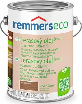 Olej na dřevo Remmers Eco terasový olej 0,75 l Bangkirai