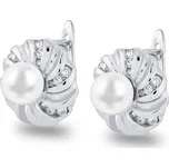 Ellami PARIS 2285 Náušnice s perlou a zirkony Ellami