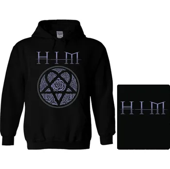 Pánská mikina mikina s kapucí H.I.M. - Heartagram Roses