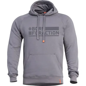 Pánská mikina Pentagon® Tactical Mikina Phaeton Born For Action Pentagon®, Barva: Melange Grey, Velikost: XXL