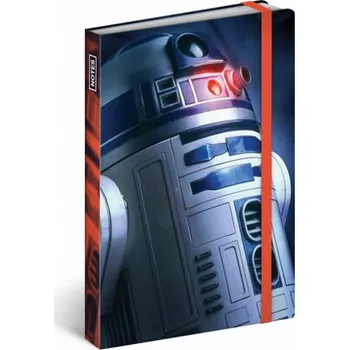 Blok Notes Star Wars – Blue, linkovaný, 10,5 x 15,8 cm