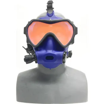 Potápěčská maska Maska SPECTRUM celoobličejová, OTS modrá kouřová