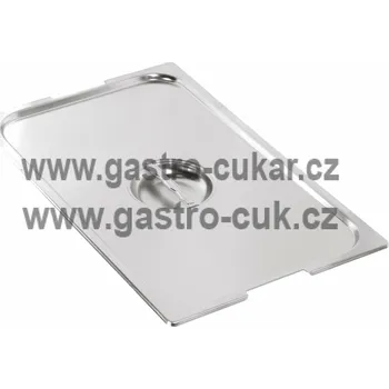 GASTRONORM Víko GN 1/2 nerezové s výsekem pro ucha