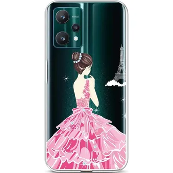 Pouzdro na mobilní telefon Kryt Realme 9 Pro silikon Pink Princess (obal neboli pouzdro na Realme 9 Pro)
