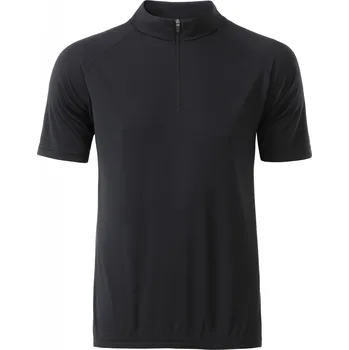 Pánské tričko Pánský cyklo dres JAMES NICHOLSON JN512 BLACK S