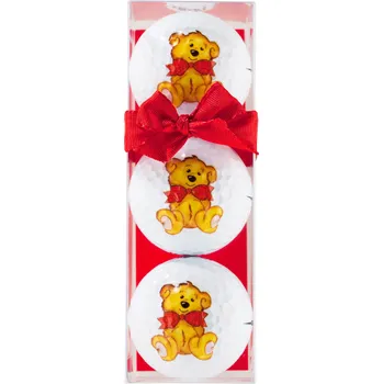 Golf SPORTIQUES dárkové balení míčků pro golfistu Medvídek