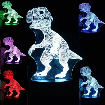 Žertovný předmět Lampička s 3D iluzí - Dinosaurus