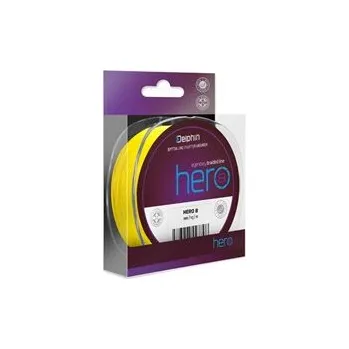 Delphin HERO 8 / fluo žlutá-0,14mm 9,5kg 117m