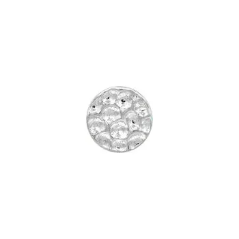 Piercing Junipurr jewelry Junipurr jewelry Hammered Disk- 4 mm - 14kt bílé zlato 585/1000 - koncovka piercingu