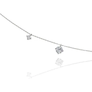 Řetízek Zlatnictví Helios Řetízek na kotník se zirkony