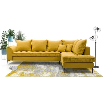 Obývací stěna FALCO Sedací souprava P Lidie - žlutá