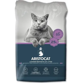 Podestýlka pro kočku ARISTOCAT Bentonite Plus Bentonitové stelivo s vůni levandule 25 l