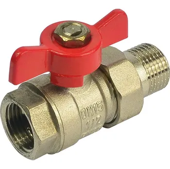 Ventil Guľový ventil MF 3/4" - motýl se šroubením