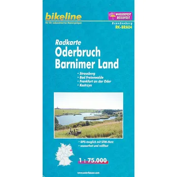 Esterbauer vydavatelství cyklomapa Oderbuch, Barnimer Land 1:75 t. voděodolná