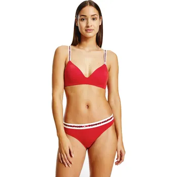 Kalhotky TOMMY HILFIGER DÁMSKÉ KALHOTKY BIKINI RED UW0UW02455 XLG Velikost: XS