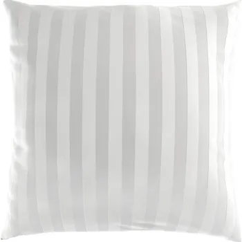 Povlak na polštářek Kvalitex Povlak na polštář satén s proužkem BÍLÝ 50x70cm 50x70cm