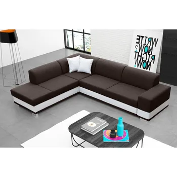 Obývací stěna FALCO Sedací souprava Darla L tm.hnědá