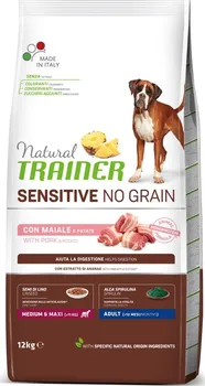 Krmivo pro psa Trainer Natural Adult Medium/Maxi Sensitive Pork 12 kg