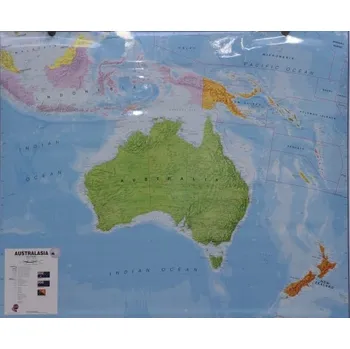 ITMB Publishing nástěnná mapa Australasia - lamino, 120x100 cm