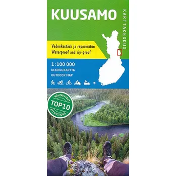Karttakeskus vydavatelství mapa Kuusamo 1:100 t.