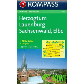 Kompass Herzogtun, Lauenburg, Elbe 1:50 t.