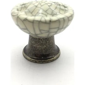 Nábytek Tulip COUNTRY bronz tmavý/ porcelán popraskaný 33 mm