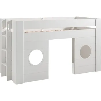 Dětská postel Bílá lakovaná patrová postel Vipack Freya 90 x 200 cm