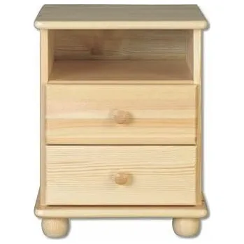 Ložnicová sestava Noční stolek SN105 povrchová úprava Bezbarvý přírodní lak