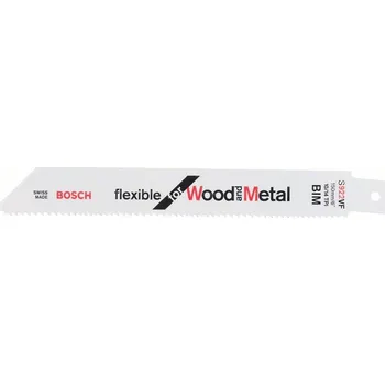 BOSCH Pilový plátek pro ocasky S 922 VF Flexible for Wood and Metal, 5 ks 2608656017 free_store_pickup