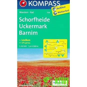 Kompass Schorfheide Uckermark Barnim 1:50 t. +