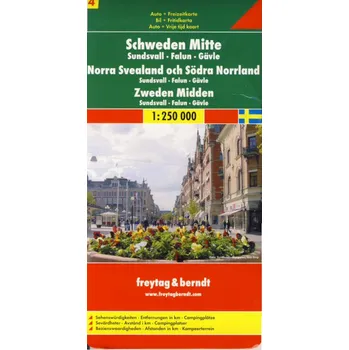 Freytag & Berndt Švédsko 4 střed 1:250 t.