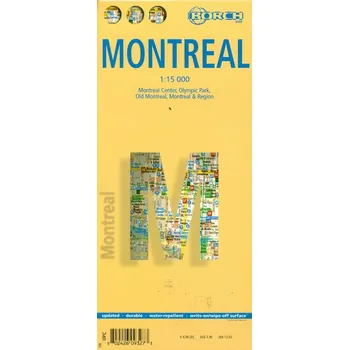Borch plán Montreal 1:15 t. laminovaný
