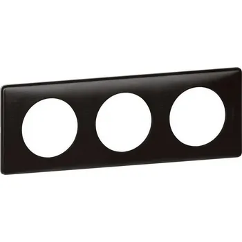 vypínač CÉLIANE RÁMEČEK 3-NÁSOBNÝ CARBON LEGRAND 068983