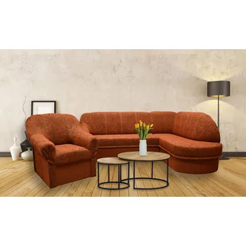 Obývací stěna FALCO Sedací souprava + křeslo Sandra P Rosita 141