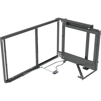 Kuchyňská skříňka KESSEBÖHMER Výsuvný rám MAGIC CORNER SoftStopp - antracit Orientace, šířka: levý