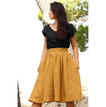 Lotika Dámské české tričko Lotika ze 100% lnu 794436