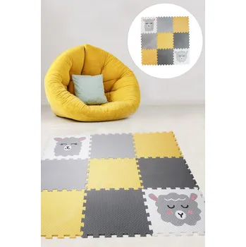 Minideckfloor podlaha 9 dílů - lama, beránek 220068