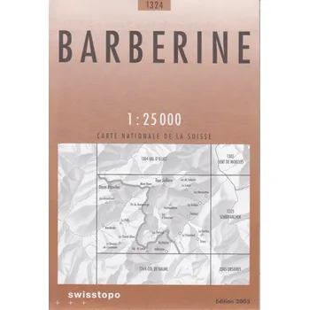 Swistopo vydavatelství mapa Barberine 1:25 t.