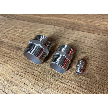 Fitinka Dvojnipl nerez Průměr závitu: 1/2"