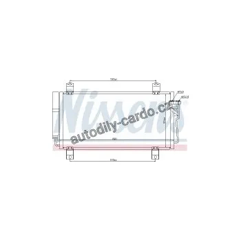 Chladič motoru Chladič klimatizace NISSENS 940032