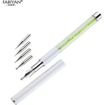FABIYAN Stylografické pero a tečkovací nástavce Barva: Zelená