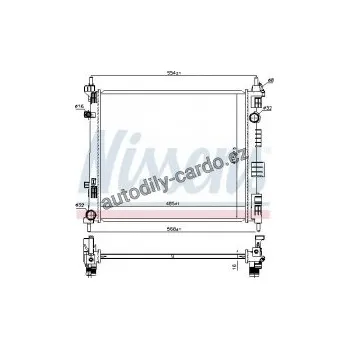 Chladič motoru Chladič motoru NISSENS 68752