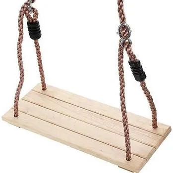 Dětská houpačka Houpačka dřevěná 40x16cm 100kg KATANA