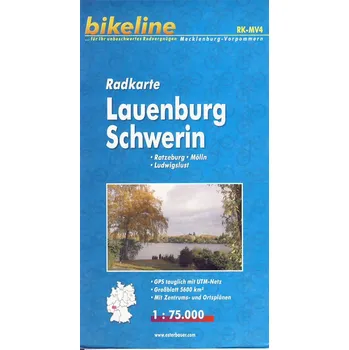 Esterbauer vydavatelství cyklomapa Lauenburg, Schwerin 1:75 t.