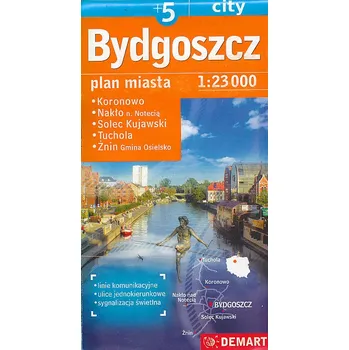 Topkart distribuce plán Bydgoszcz 1:23 t., Koronowo, Naklo, Solec Kujawski, Tuchol