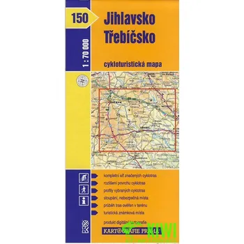 Kartografie Praha cyklomapa Jihlavsko, Třebíčsko 1:70 t., 1. vydání 2006