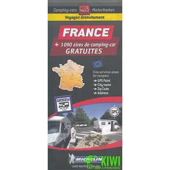 Michelin mapa Camping Cars France 1:1 mil