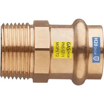 Fitinka DUOPRESS přechod 28-1" vnější