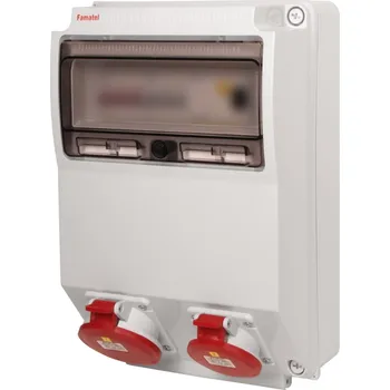 modulární přístroj a rozvaděč FAMATEL Skříň ZSF00101000.V /3957 zásuvková IP44 V040
