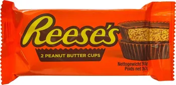 Čokoládová tyčinka Reese's 2 Peanut Butter Cups 39,5 g